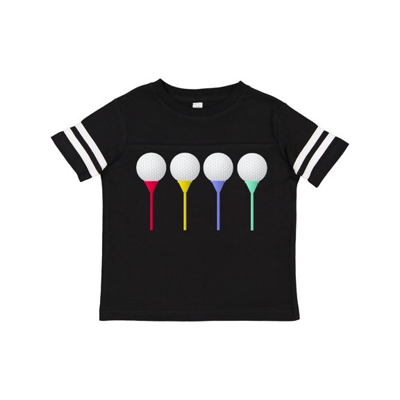 Inktastic Rainbow Golf Tees Boys or Girls Toddler T-Shirt
