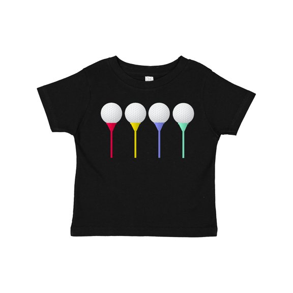Inktastic Rainbow Golf Tees Boys or Girls Toddler T-Shirt