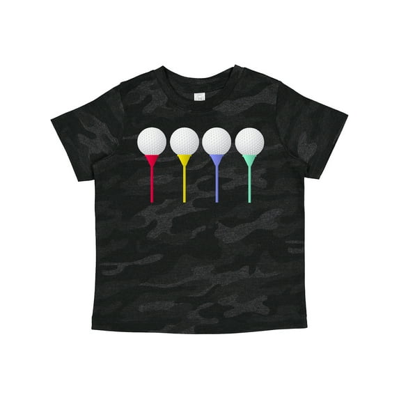 Inktastic Rainbow Golf Tees Boys or Girls Toddler T-Shirt