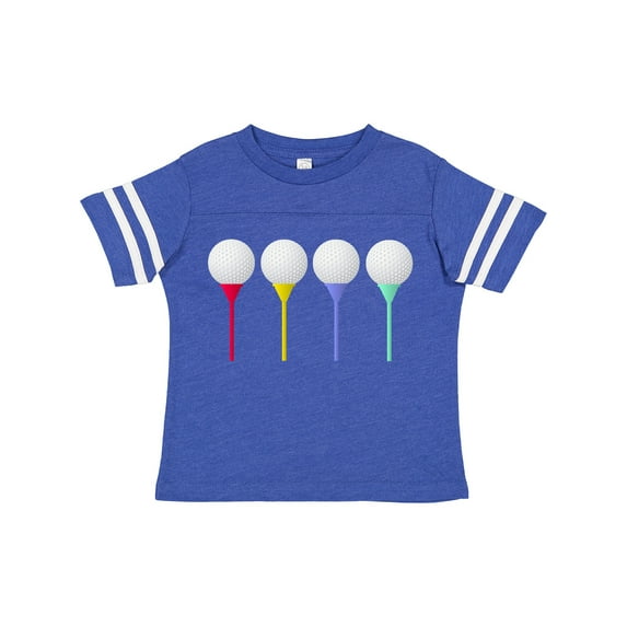 Inktastic Rainbow Golf Tees Boys or Girls Toddler T-Shirt