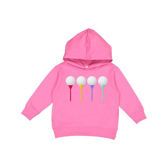 Inktastic Rainbow Golf Tees Toddler Hoodie