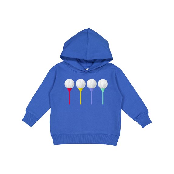 Inktastic Rainbow Golf Tees Toddler Hoodie