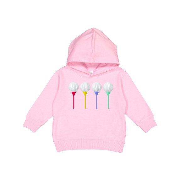 Inktastic Rainbow Golf Tees Toddler Hoodie