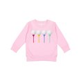 thumbnail image 1 of Inktastic Rainbow Golf Tees Toddler Sweatshirt, 1 of 4
