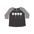 thumbnail image 1 of Inktastic Rainbow Golf Tees Women's Plus Size T-Shirt, 1 of 5