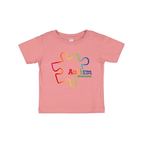 Inktastic Rainbow Gradient Autism Boys or Girls Baby T-Shirt