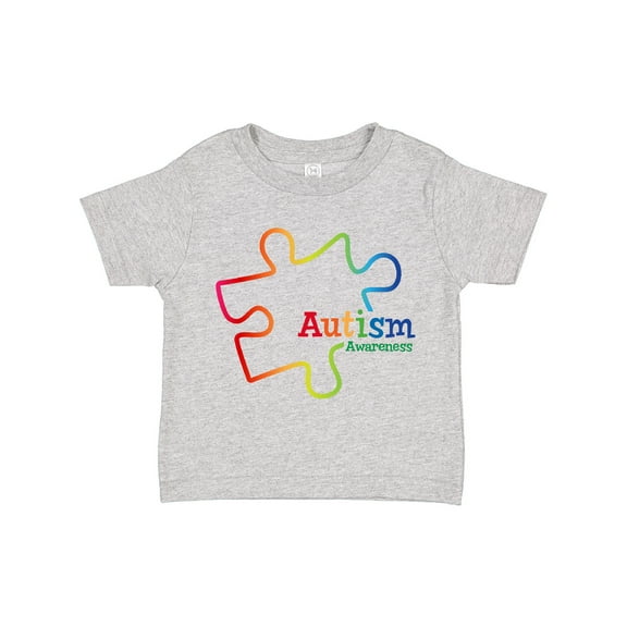 Inktastic Rainbow Gradient Autism Boys or Girls Toddler T-Shirt