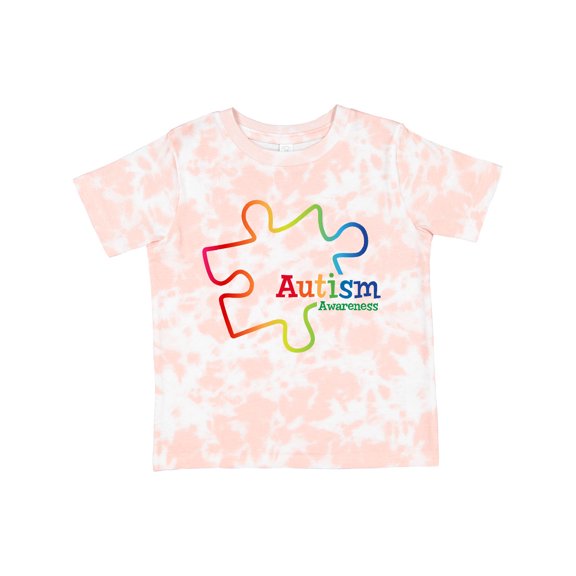 Inktastic Rainbow Gradient Autism Boys or Girls Toddler T-Shirt