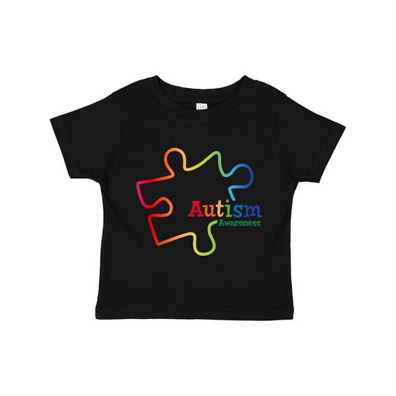 Inktastic Rainbow Gradient Autism Boys or Girls Toddler T-Shirt