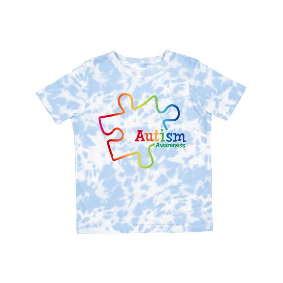 Inktastic Rainbow Gradient Autism Boys or Girls Toddler T-Shirt