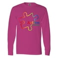 thumbnail image 1 of Inktastic Rainbow Gradient Autism Long Sleeve T-Shirt, 1 of 5