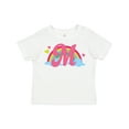 thumbnail image 1 of Inktastic Rainbow Letter M Monogram Girls Toddler T-Shirt, 1 of 5