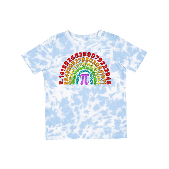 Inktastic Rainbow Pi for Pi Day Boys or Girls Toddler T-Shirt
