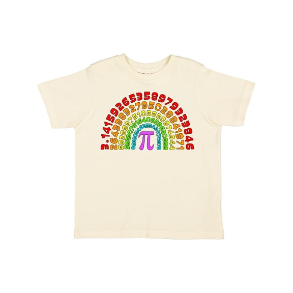 Inktastic Rainbow Pi for Pi Day Boys or Girls Toddler T-Shirt