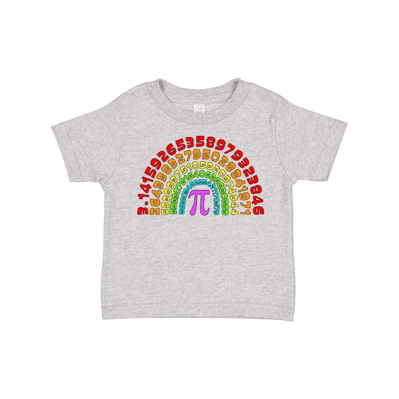 Inktastic Rainbow Pi for Pi Day Boys or Girls Toddler T-Shirt