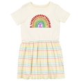 thumbnail image 1 of Inktastic Rainbow Pi for Pi Day Girls Toddler Dress, 1 of 5