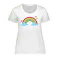 thumbnail image 1 of Inktastic Rainbow Women's Plus Size T-Shirt, 1 of 5