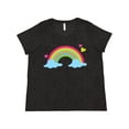 thumbnail image 1 of Inktastic Rainbow Women's Plus Size T-Shirt, 1 of 5