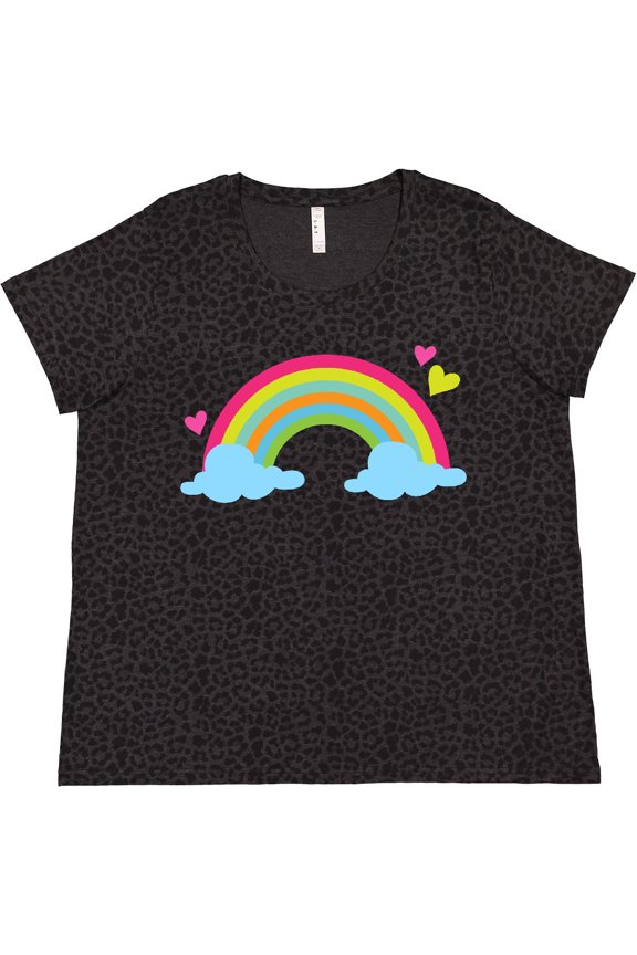 Rainbow Women's Plus Size T-Shirt