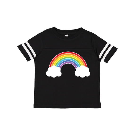 Inktastic Rainbow with Clouds Boys or Girls Toddler T-Shirt