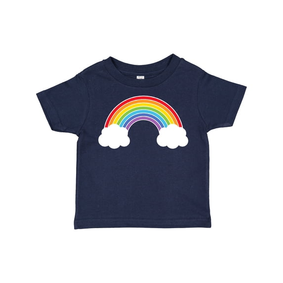 Inktastic Rainbow with Clouds Boys or Girls Toddler T-Shirt