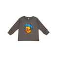 thumbnail image 1 of Inktastic Rainy Ducky Boys or Girls Long Sleeve Toddler T-Shirt, 1 of 5