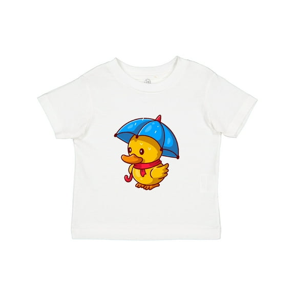 Inktastic Rainy Ducky Boys or Girls Toddler T-Shirt