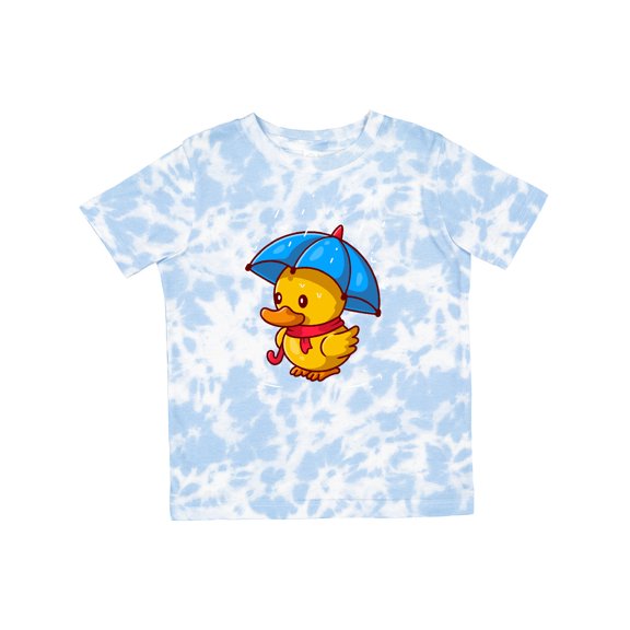 Inktastic Rainy Ducky Boys or Girls Toddler T-Shirt
