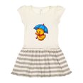 thumbnail image 1 of Inktastic Rainy Ducky Gift Toddler Girl Dress, 1 of 4