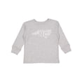 thumbnail image 1 of Inktastic Raleigh North Carolina Boys or Girls Long Sleeve Toddler T-Shirt, 1 of 5