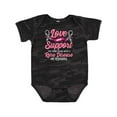 thumbnail image 1 of Inktastic Rare Disease Awareness Support Ribbon Girls Baby Bodysuit, 1 of 5