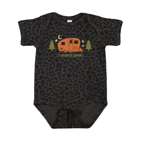 Inktastic Rather Be Camping C3 Boys or Girls Baby Bodysuit