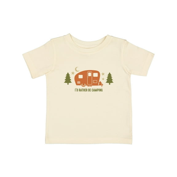 Inktastic Rather Be Camping C3 Boys or Girls Baby T-Shirt