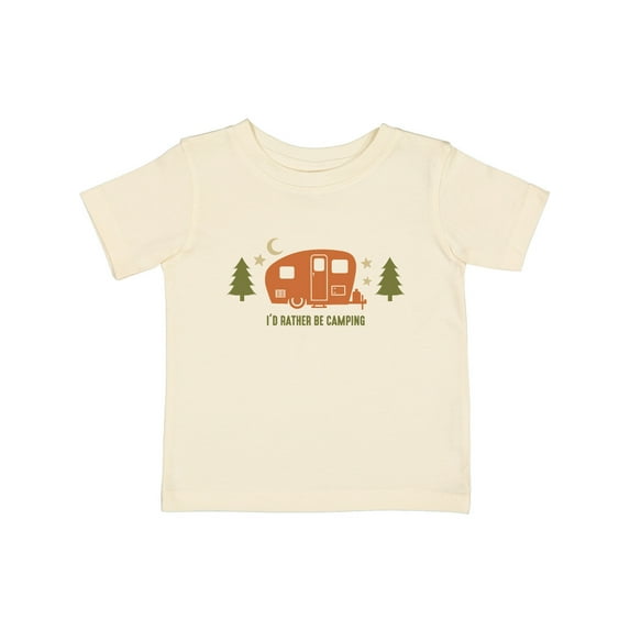 Inktastic Rather Be Camping C3 Boys or Girls Baby T-Shirt