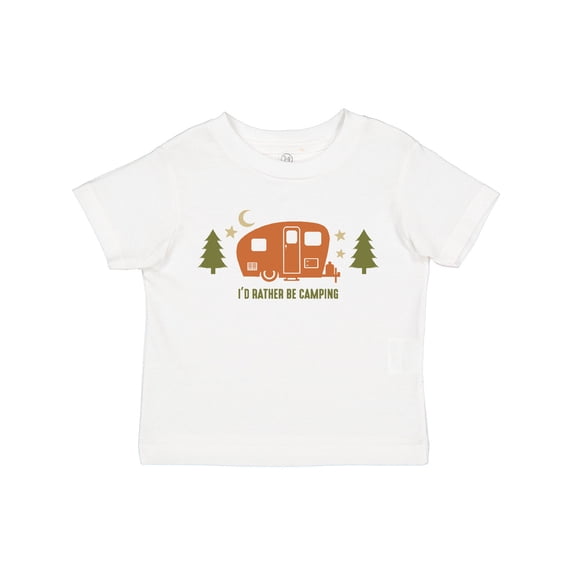 Inktastic Rather Be Camping C3 Boys or Girls Toddler T-Shirt