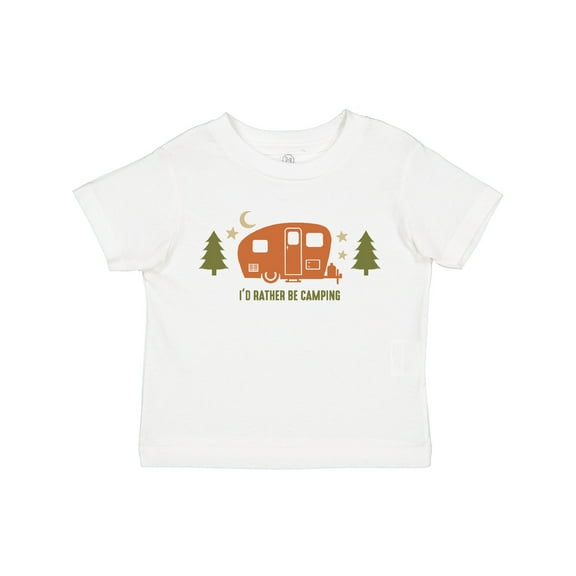 Inktastic Rather Be Camping C3 Boys or Girls Toddler T-Shirt