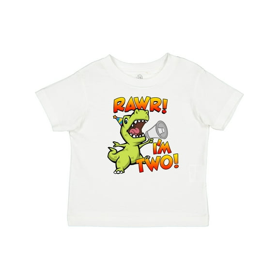 Inktastic Rawr I'm Two Dinosaur Boys or Girls Baby T-Shirt