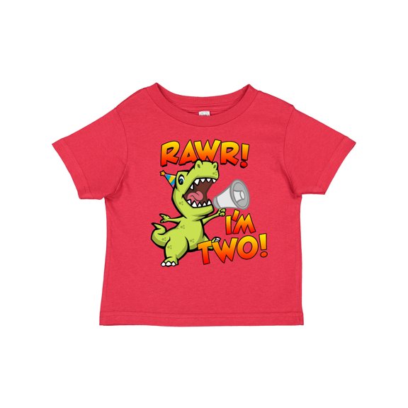 Inktastic Rawr I'm Two Dinosaur Boys or Girls Toddler T-Shirt