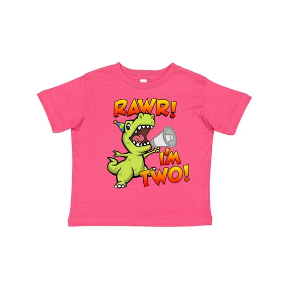 Inktastic Rawr I'm Two Dinosaur Boys or Girls Toddler T-Shirt