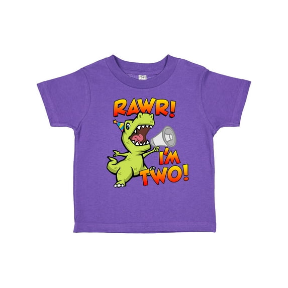 Inktastic Rawr I'm Two Dinosaur Boys or Girls Toddler T-Shirt