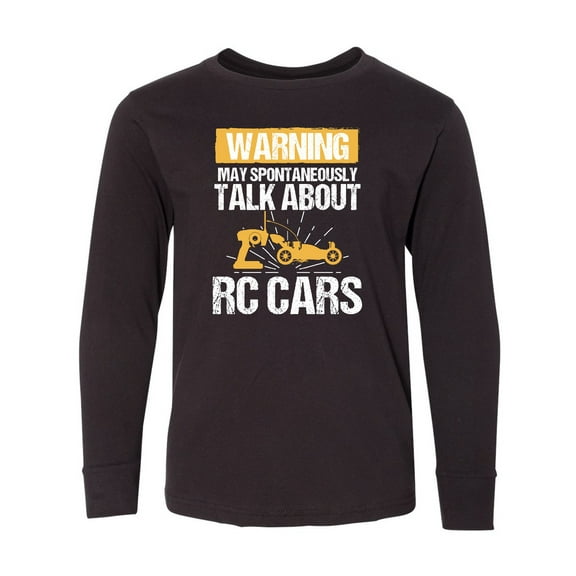 Inktastic Rc Radio Control Car Joke Long Sleeve Youth T-Shirt