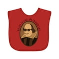 thumbnail image 1 of Inktastic Read More Shakespeare Fun Boys or Girls Baby Bib, 1 of 4