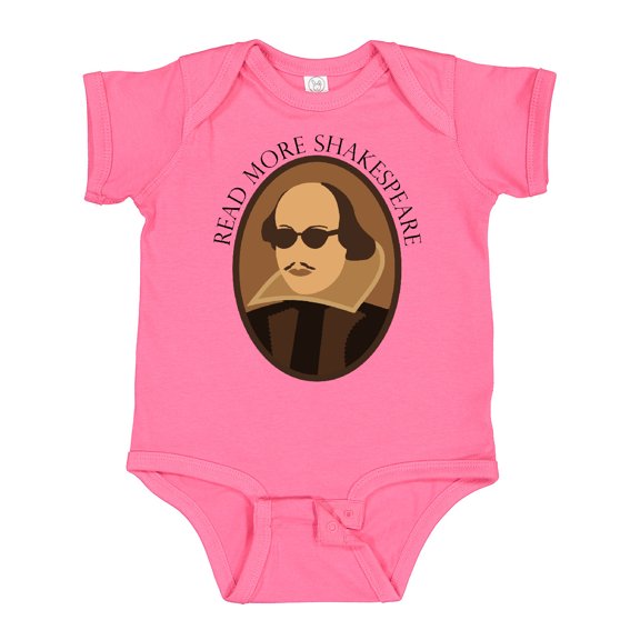 Inktastic Read More Shakespeare Fun Boys or Girls Baby Bodysuit