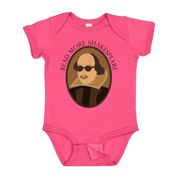 Inktastic Read More Shakespeare Fun Boys or Girls Baby Bodysuit