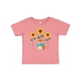 thumbnail image 1 of Inktastic Reading Book Lover Sunflower Fox Boys or Girls Baby T-Shirt, 1 of 5