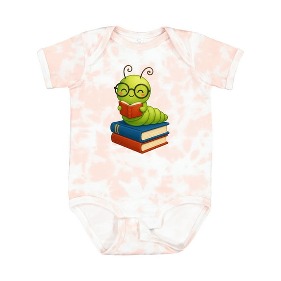 Inktastic Reading Bookworm Boys or Girls Baby Bodysuit