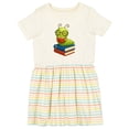 thumbnail image 1 of Inktastic Reading Bookworm Girls Toddler Dress, 1 of 5