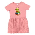 thumbnail image 1 of Inktastic Reading Bookworm Girls Toddler Dress, 1 of 5