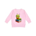 thumbnail image 1 of Inktastic Reading Bookworm Toddler Sweatshirt, 1 of 4