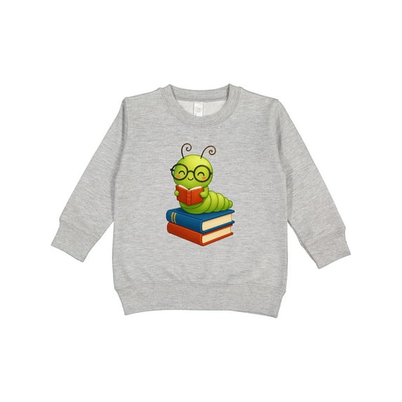 Inktastic Reading Bookworm Toddler Sweatshirt